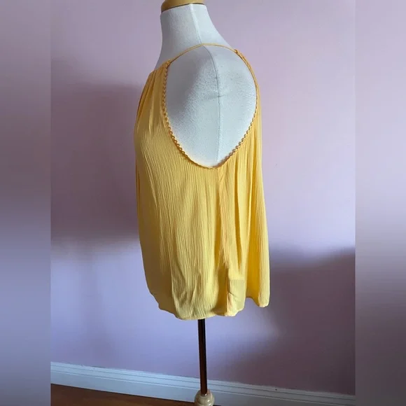 H&M Yellowy Peach Tank Top - Picture 4 of 9